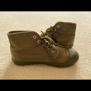 BANGS canvas high tops